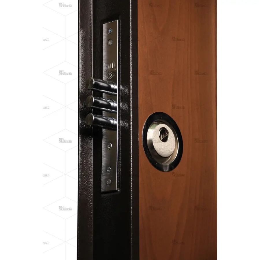 قفل کالی ترکیه ای نصب شده بر روی درب ضد  سرقت