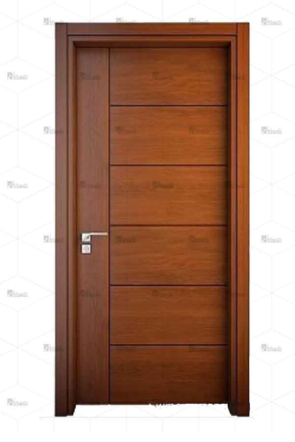 درب اتاقی با روکش طبیعی چوب مدل  dm-6