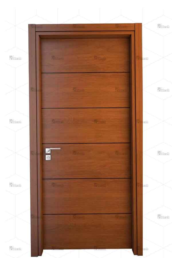 درب اتاقی با روکش طبیعی چوب مدل  dm-67