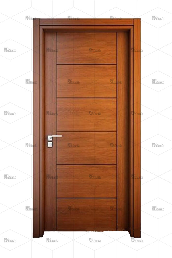 درب اتاقی با روکش طبیعی چوب مدل  dm-66
