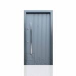درب ضد سرقت طوسی سری درجه یک مدل DZ-123