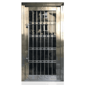 درب تمام استیل سری لوکس تک لنگه مدل DS-121