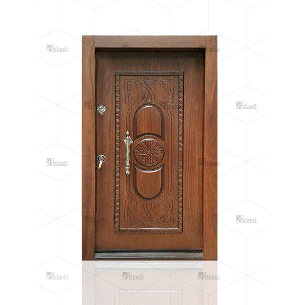 معرفی زیباترین دربهای ضد سرقت 6 معرفی زیباترین دربهای ضد سرقت درب ضد سرقت تک لنگه لوکس مدل DZ-186