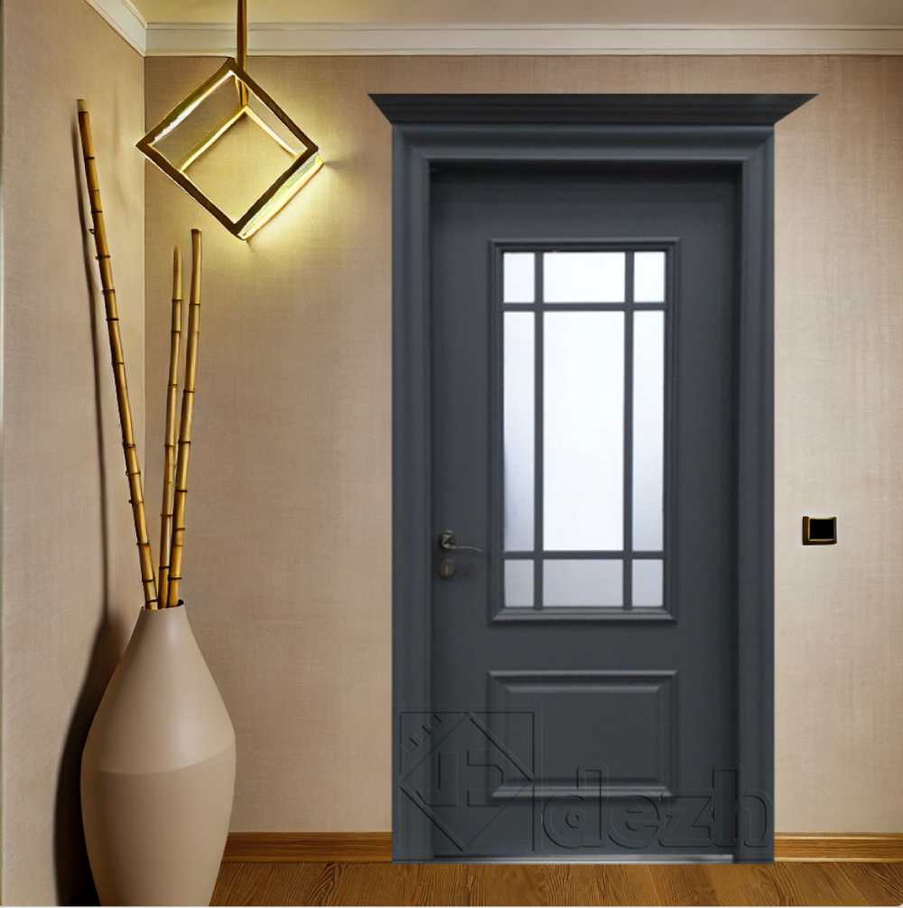درب اتاقی با روکش طبیعی چوب مدل dm-21
