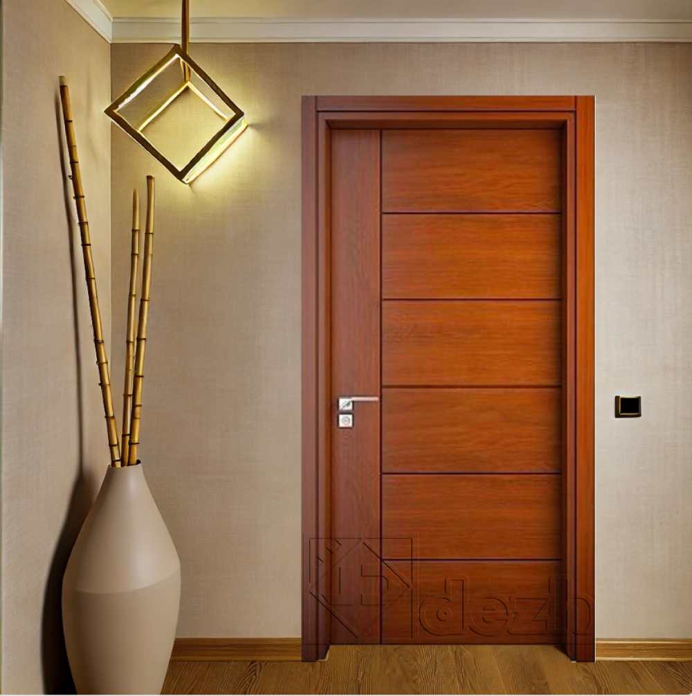درب اتاقی با روکش طبیعی چوب مدل dm-65