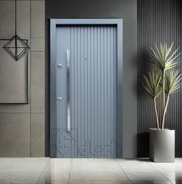 درب ضد سرقت طوسی سری درجه یک مدل DZ-123