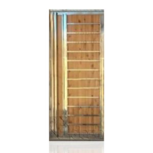 درب تمام استیل سری لوکس تک لنگه مدل DS-107