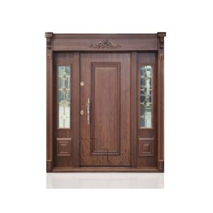 درب ضد سرقت سری لوکس لابی با شیشه تزیینی مدل DZ-1036