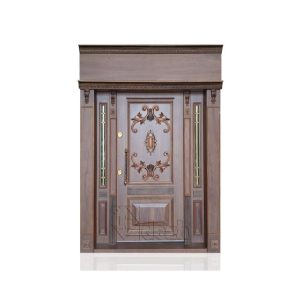 درب ضد سرقت سری لوکس لابی با شیشه تزیینی مدل DZ-1038
