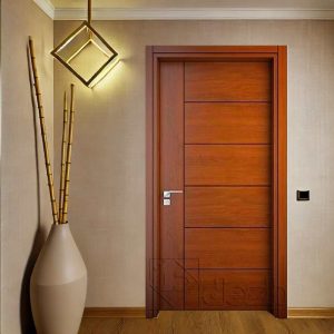 درب اتاقی با روکش طبیعی چوب مدل dm-6