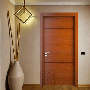 درب اتاقی با روکش طبیعی چوب مدل dm-8