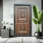 درب ضد سرقت لوکس تک لنگه مدل DZ-142