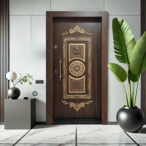 درب ضد سرقت منبت کاری شده سری لوکس مدل DZ-204