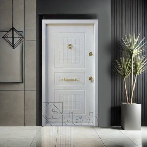 درب ضد سرقت سفید سری درجه یک تک لنگه مدل DZ-82