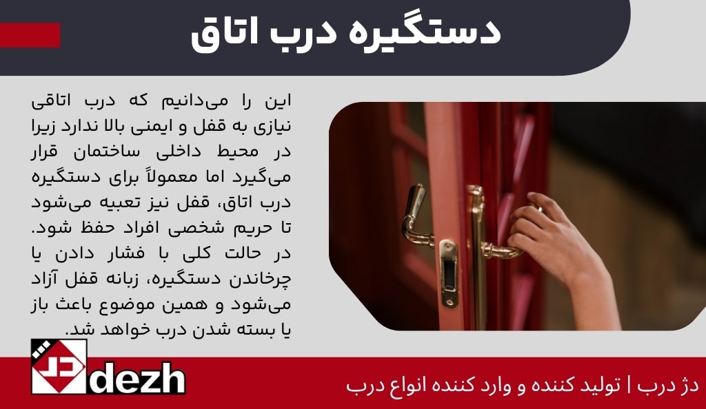 دستگیره درب اتاق