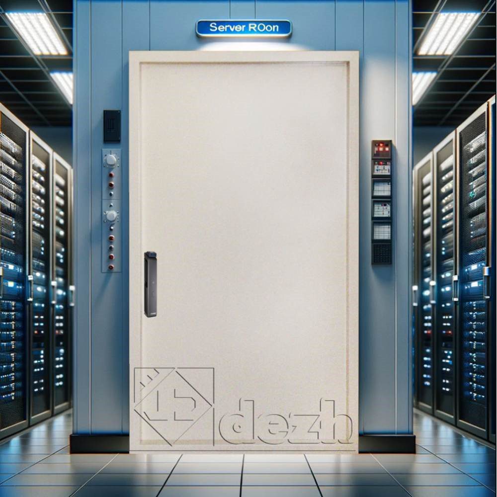 درب اتاق سرور با عایق داخلی پشم سنگ مدل DZ-372