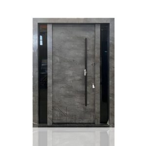 درب ضد سرقت سری لوکس لابی با شیشه تزیینی مدل DZ-1301