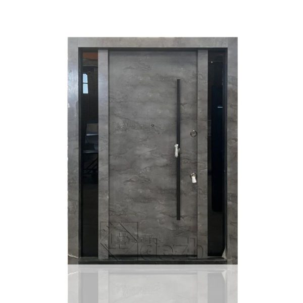 Dz-1301 درب ضد سرقت سری لوکس لابی با شیشه تزیینی مدل DZ-1301 - Image 1