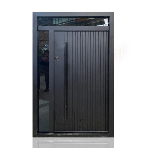 Dz-1302 درب ضد سرقت سری لوکس لابی با شیشه تزیینی مدل DZ-1302 - Image 1