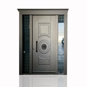 درب ضد سرقت سری لوکس لابی با شیشه تزیینی مدل DZ-1308