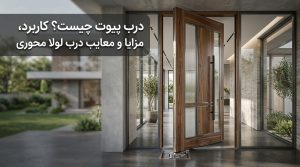درب پیوت چیست؟ کاربرد، مزایا و معایب درب لولا محوری