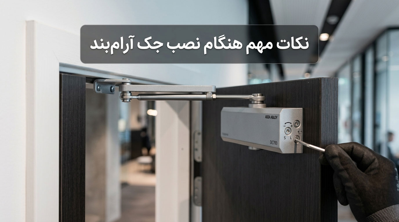 نکات مهم هنگام نصب جک آرام‌بند