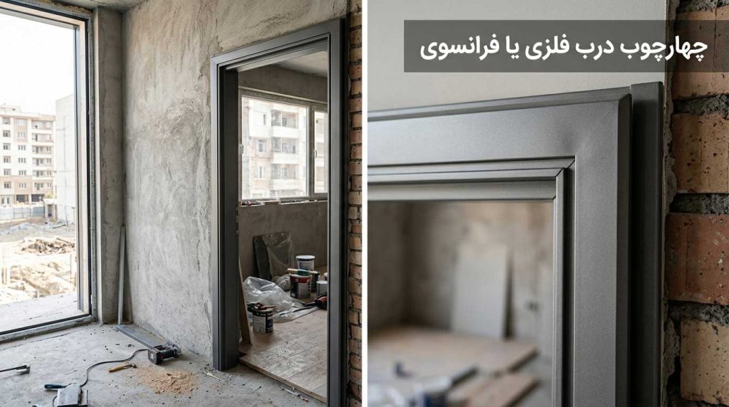 چهارچوب درب فلزی یا فرانسوی