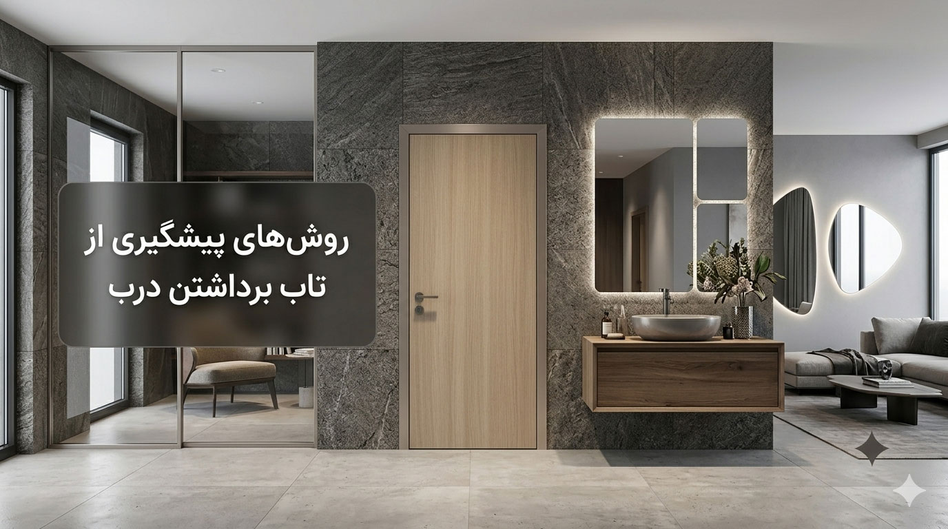 روش‌های پیشگیری از تاب برداشتن درب