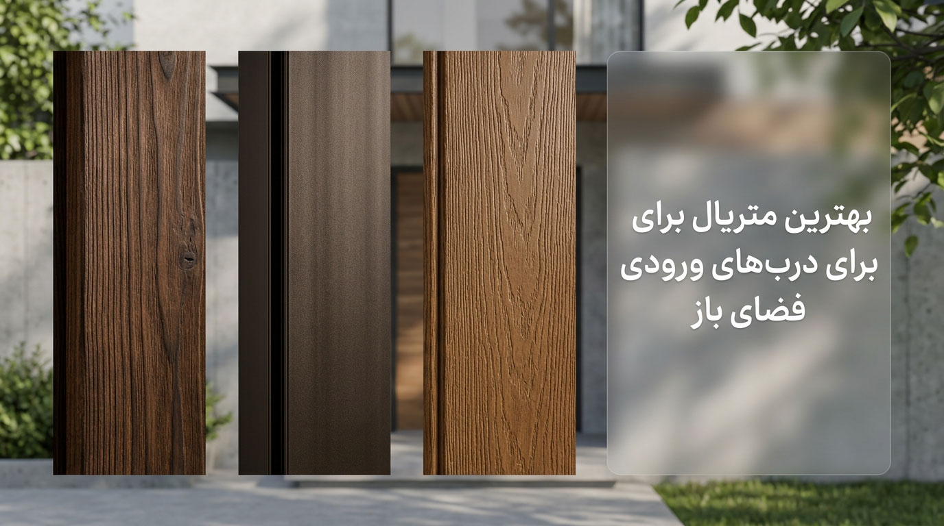 بهترین متریال برای درب‌های ورودی فضای باز