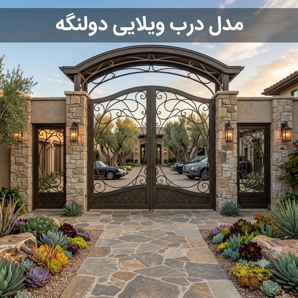 مدل درب ویلایی دولنگه
