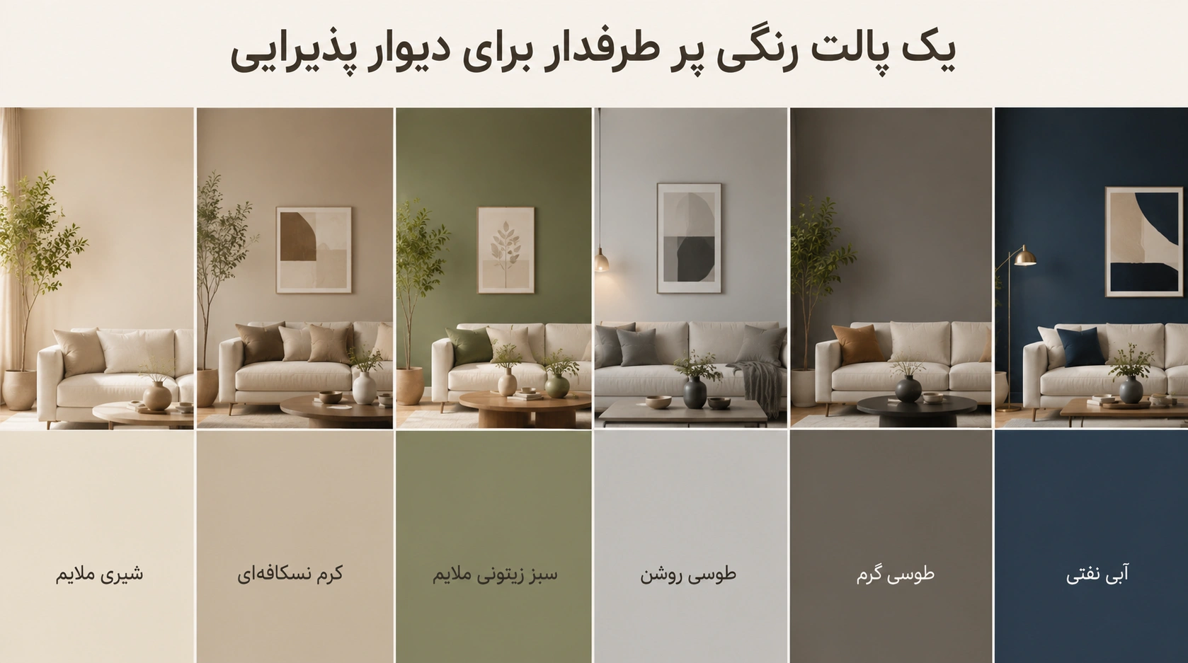 رنگ دیوار پذیرایی جدید؛ چه رنگ‌هایی پرطرف‌دار هستند؟