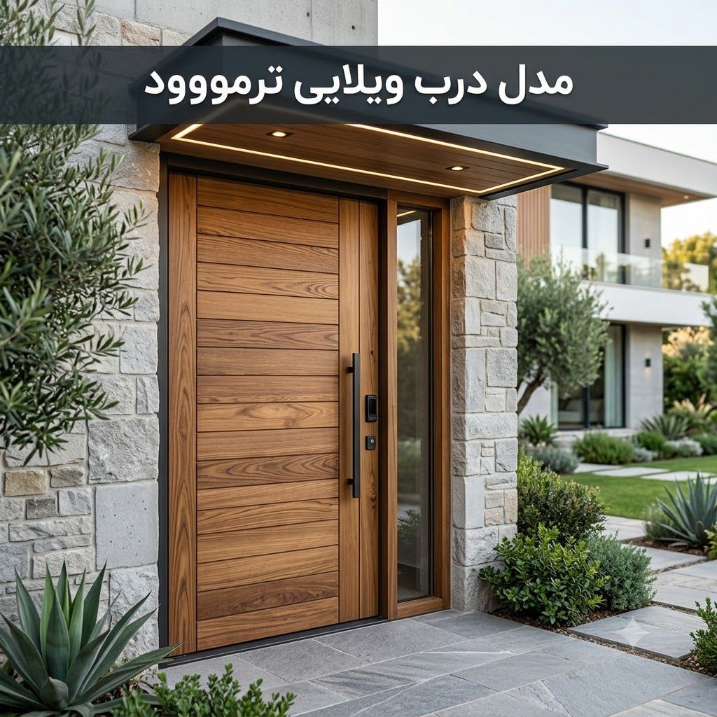 مدل درب ویلایی ترمووود