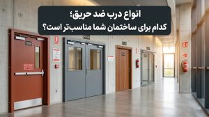 بلاگ 58 بلاگ انواع درب ضد حریق ؛ کدام برای ساختمان شما مناسبتر است؟