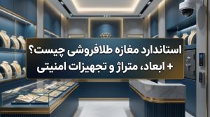 بلاگ 68 بلاگ استاندارد مغازه طلافروشی چیست؟ + ابعاد، متراژ و تجهیزات امنیتی