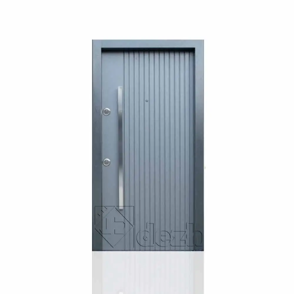 درب ضد سرقت طوسی سری درجه یک مدل DZ-123