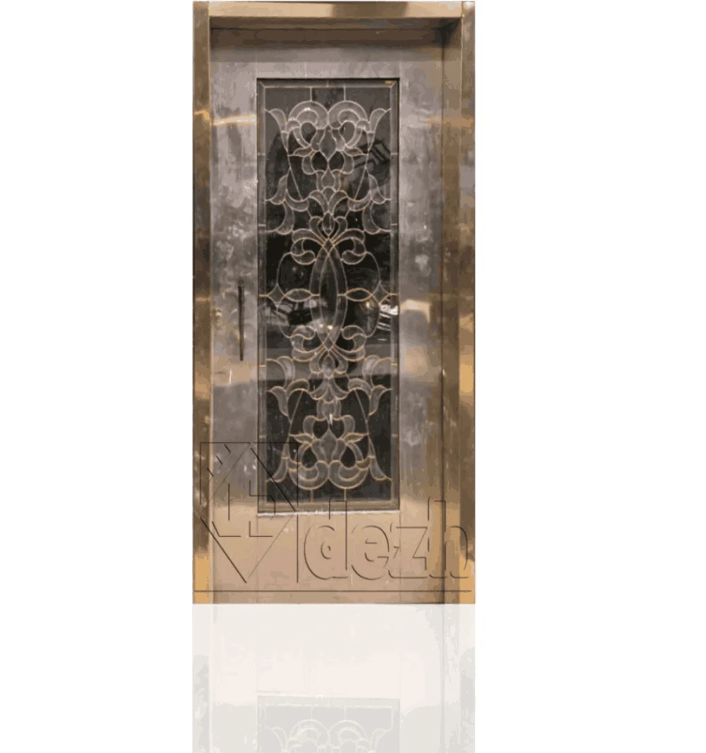 درب روکش استیل سری اکونومی تک لنگه مدل DS-501