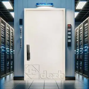 درب اتاق سرور با عایق داخلی پشم سنگ مدل DZ-384