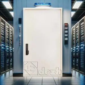درب اتاق سرور با عایق داخلی پشم سنگ مدل DZ-385