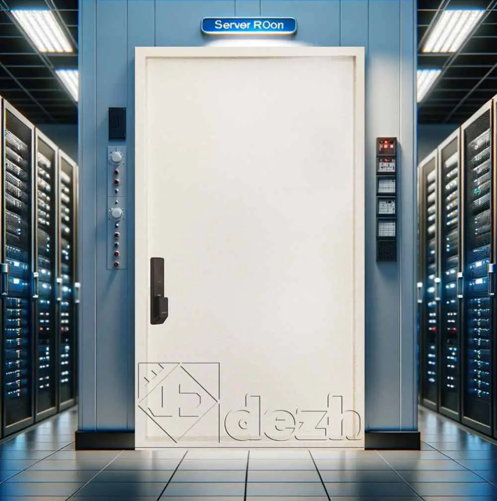 درب اتاق سرور با عایق داخلی پشم سنگ مدل DZ-385