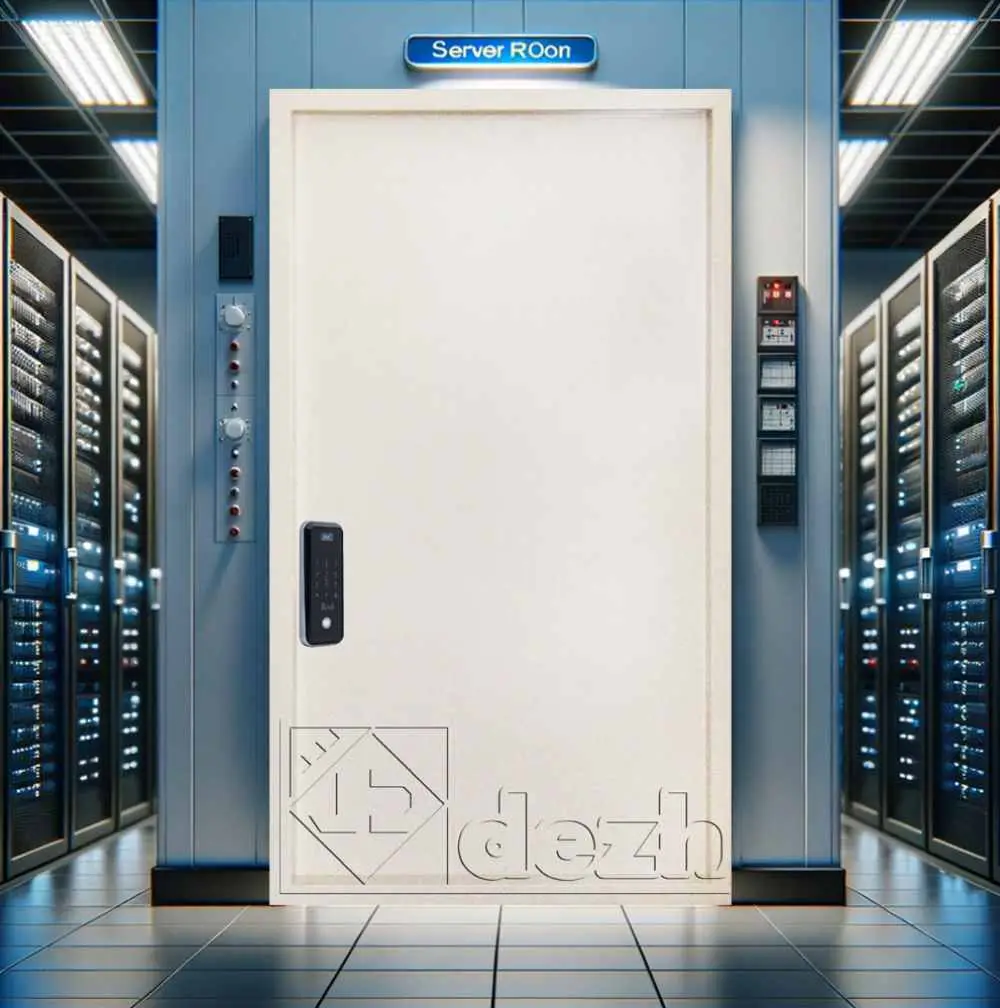 درب اتاق سرور با عایق داخلی پشم سنگ مدل DZ-388
