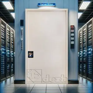 درب اتاق سرور با عایق داخلی پشم سنگ مدل DZ-392