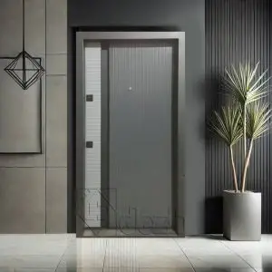 درب ضد سرقت طوسی سری درجه یک مدل DZ-131