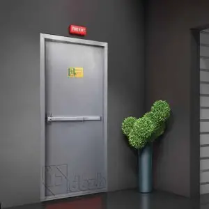 درب ضد حریق با تاییدیه سازمان آتش نشانی مدل DZ-189