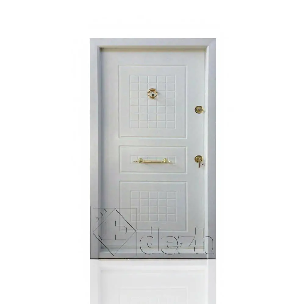 درب ضد سرقت سفید سری اکونومی تک لنگه مدل DZ-482