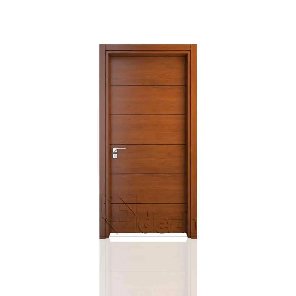 درب اتاقی با روکش طبیعی چوب مدل dm-8