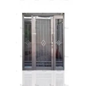 درب تمام استیل سری لوکس تک لنگه مدل DS-104