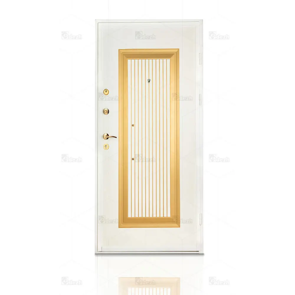 درب ضد سرقت سفید طلایی مدل DZ-182 - Image 3