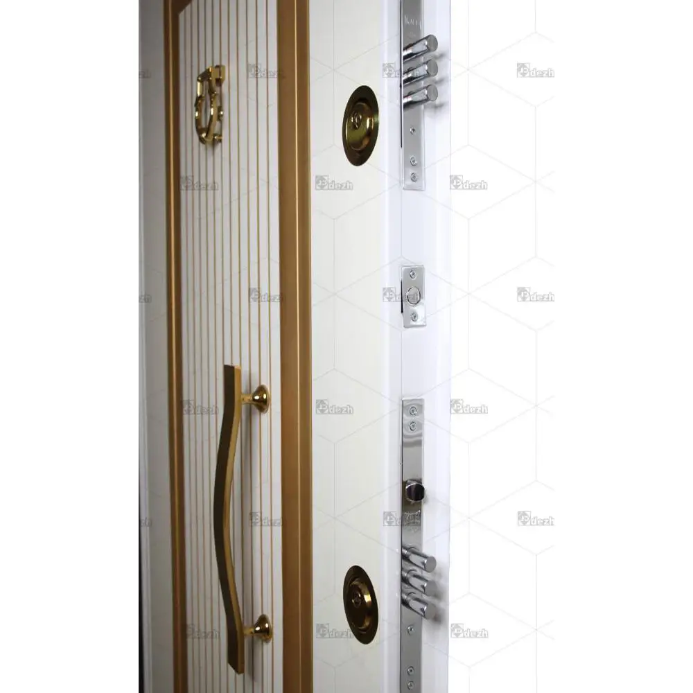 درب ضد سرقت سفید طلایی مدل DZ-182 - Image 4