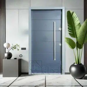 درب ضد سرقت طوسی رنگ لوکس مدل DZ-198