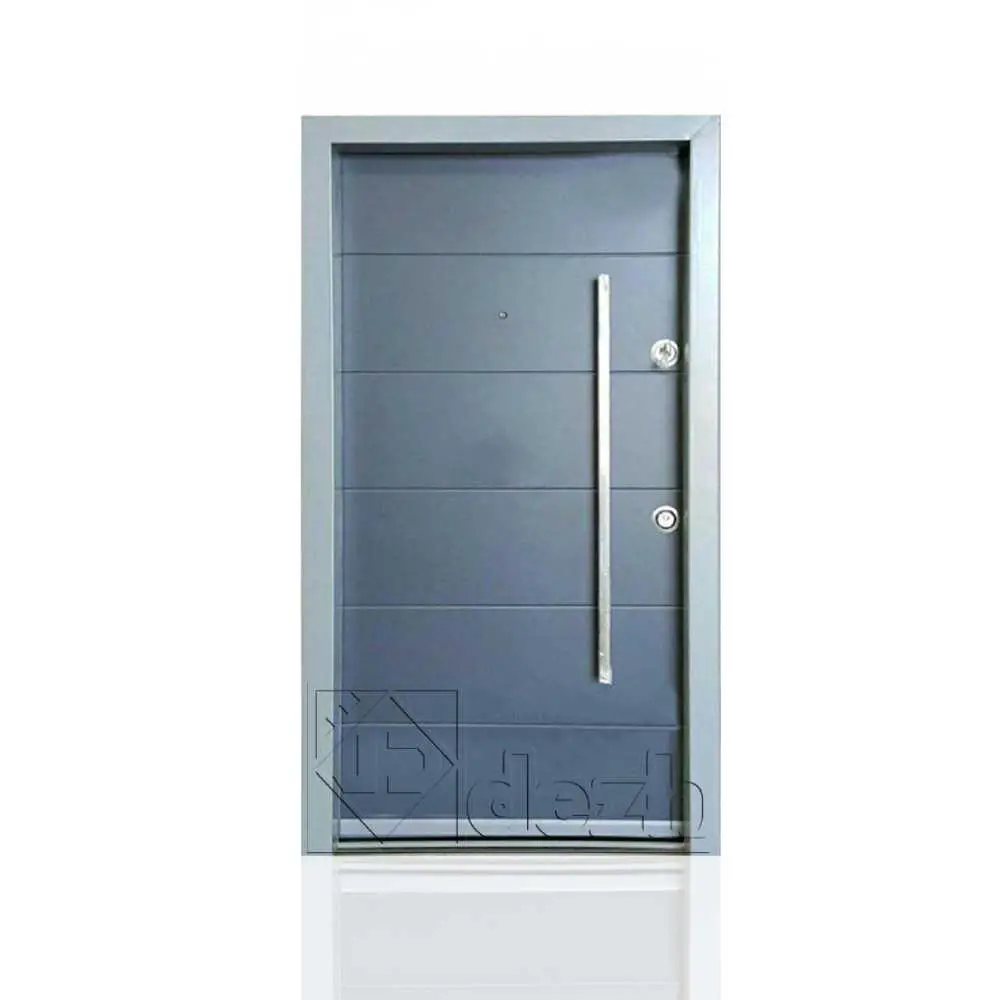 درب ضد سرقت طوسی رنگ لوکس مدل DZ-198